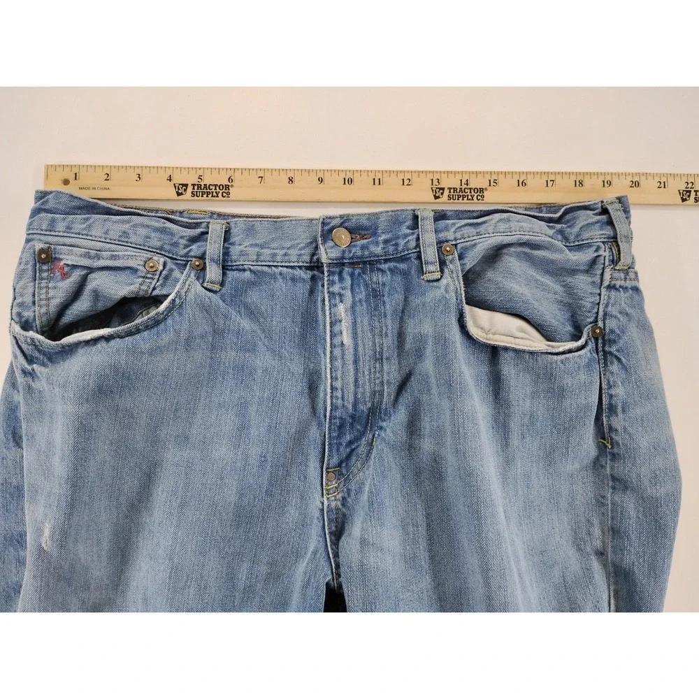 Polo Ralph Lauren Men's Vintage 67 Jeans 38x32 Blue Straight Fit Mexico